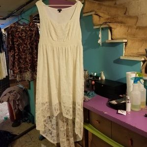 Torrid White lace dress